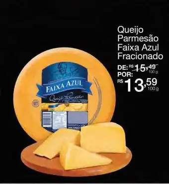 Mambo Queijo parmesão faixa azul fracionador oferta