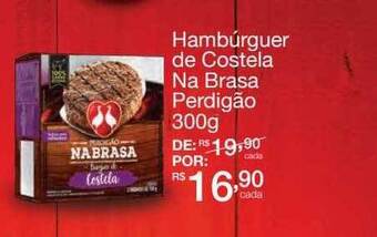 Mambo Hambúrguer de costela na brasa perdigão oferta
