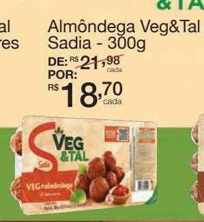 Mambo Almôndega veg&tal sadia oferta