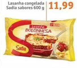 Sonda Lasanha congelada sadia sabores oferta