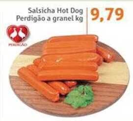 Sonda Salsicha hot dog perdigão a granel kg oferta