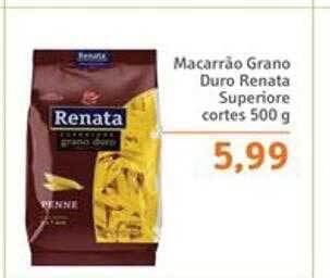 Macarrão grano duro renata superiore cortes