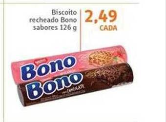Sonda Biscoito recheado bono sabores oferta