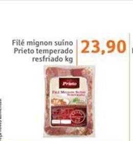 Sonda Filé mignon suino prieto temperado resfriado kg oferta