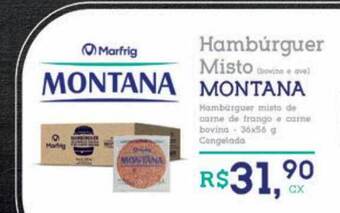 Tenda Atacado Hambúrguer misto montana oferta