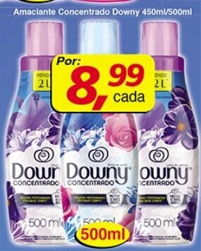 Supermercados Guanabara Amaciante Concentrado Downy 450ml/500ml oferta