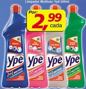 Supermercados Guanabara Limpador Multiuso Ype 500ml oferta
