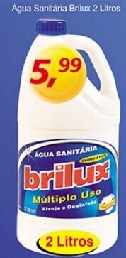 Supermercados Guanabara Agua Sanitaria Brilux 2L oferta