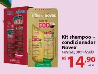 Kit Shampoo + Condicionador Novex 300ml