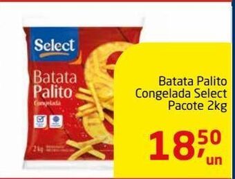 Tenda Atacado Batata palito congelada select pacote 2kg oferta