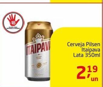 Tenda Atacado Cerveja pilsen itaipava lata 350ml oferta