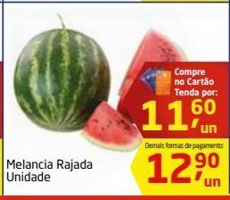 Tenda Atacado Melancia rajada unidade oferta