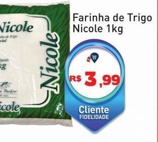 Farinha de trigo nicole 1kg