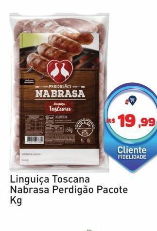 Tonin Superatacado Linguiça toscana nabrasa perdigão kg oferta