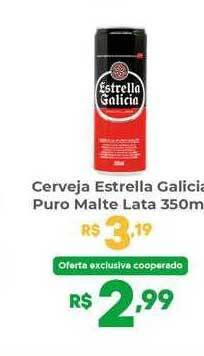 Coocerqui Cerveja estrella galicia puro malte oferta