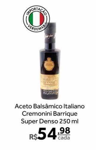 Verdemar Supermercado Aceto balsâmico italiano cremonini barrique super denso oferta