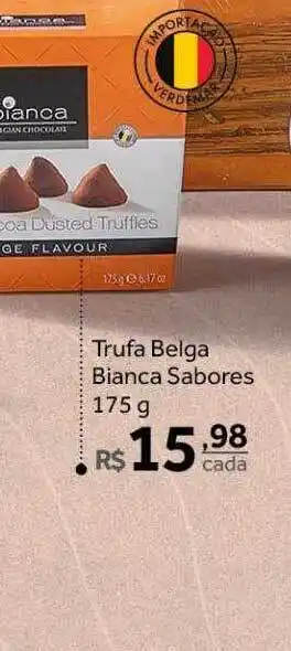 Trufa belga bianca sabores