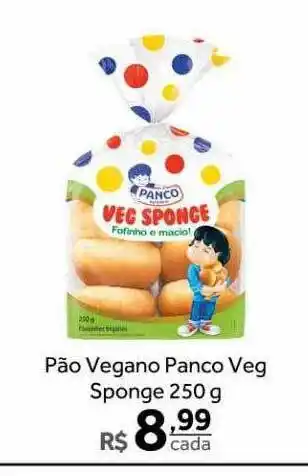 Verdemar Supermercado Pão vegano panco veg sponge oferta