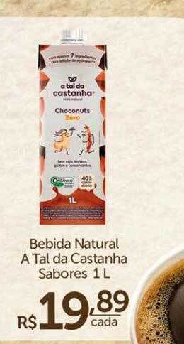 Verdemar Supermercado Bebida natural a tal da castanha sabores oferta