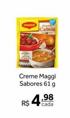 Creme maggi sabores