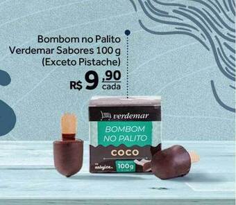 Verdemar Supermercado Bombom no palito verdemar sabores oferta