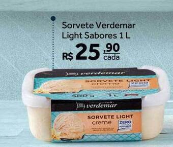 Verdemar Supermercado Sorvete verdemar light sabores oferta
