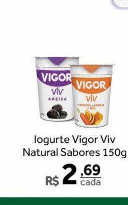 Verdemar Supermercado Iogurte vigor viv natural sabores oferta