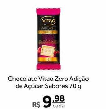 Verdemar Supermercado Chocolate vitao zero adição de açucar sabores oferta