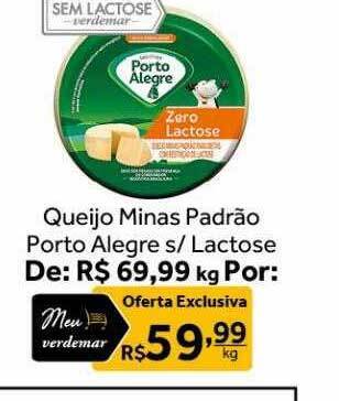 Verdemar Supermercado Queijo minas padrão porto alegre s lactose oferta