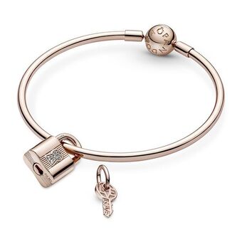 Pandora Look chave e cadeado rose oferta