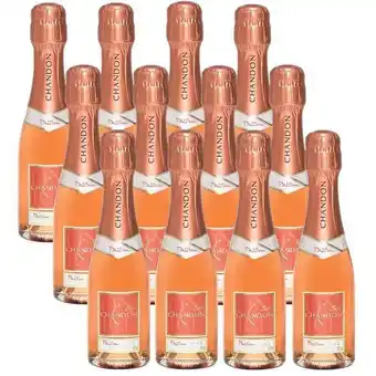 Pão de Açúcar Kit 12 un. mini espumante chandon baby passion rosé 187ml oferta