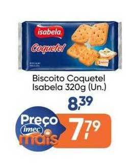 Imec Supermercados Biscoito coquetel isabela oferta