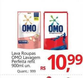 Supermercados Koch Lava roupas omo lavagem perfeita refil oferta