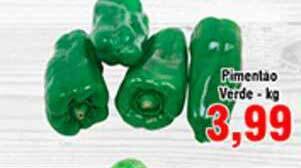 Shibata Supermercados Pimentao Verde 1kg oferta