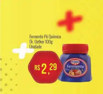 Mart Minas Fermento Pó Químico Dr. Oetker Unidade 100g oferta