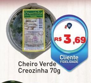 Tonin Superatacado Cheiro verde creozinha 70g oferta