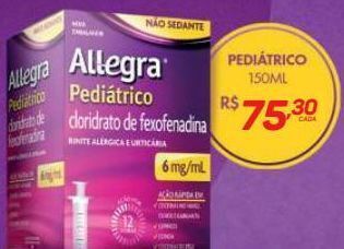 GBarbosa Allegra pediátrico 150ml oferta