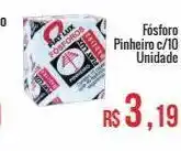 Fósforo pinheiro c/10un