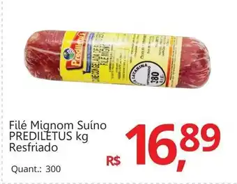 Supermercados Koch File Mignon Suino Prediletus 1kg Resfriado oferta