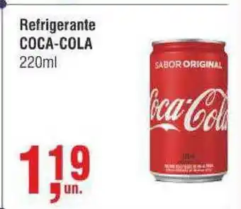 Higa Atacado Refrigerante Coca Cola 220ml oferta