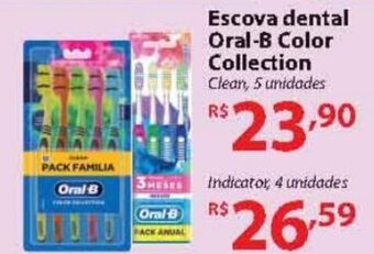 Nacional Escova dental Oral B Color Collection oferta