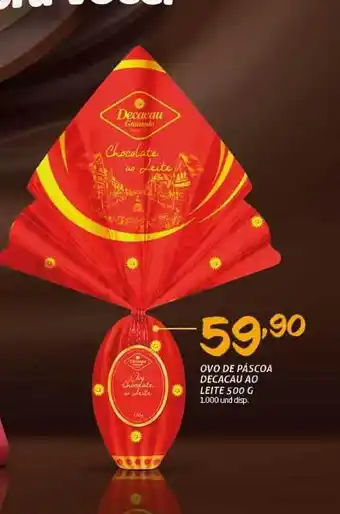 Cooper Ovo De Páscoa Decacau Ao Leite 500g oferta