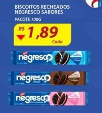 Assaí Atacadista Biscoitos Recheados Negresco 100g oferta