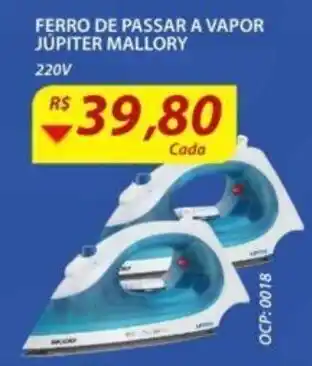Assaí Atacadista Ferro de Passar a Vapor Jupiter 220V mallory oferta