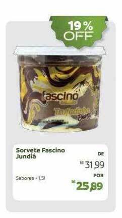 Hiperideal Supermercados Sorvete fascino jundía oferta