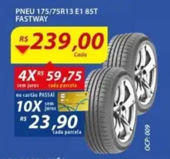 Assaí Atacadista Pneu 175/75R13 E1 85T Fastway oferta
