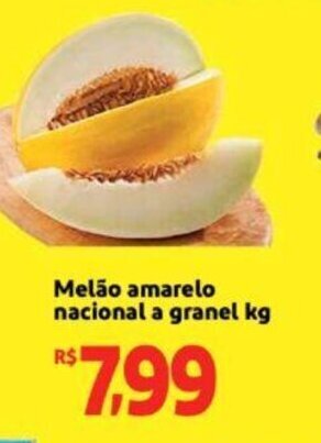 Extra Supermercado Melao Amarelo Nacional a granel 1kg oferta
