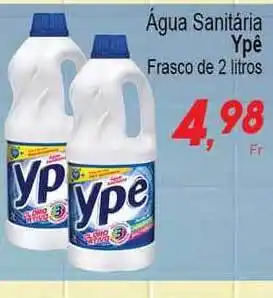 Villefort Atacadista água Sanitária Ypê 2L oferta