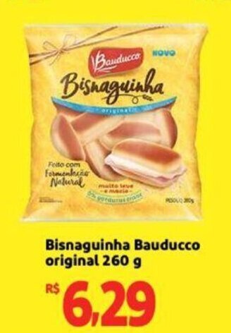 Bisnaguinha bauducco original 260g