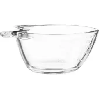 Pão de Açúcar Tigela medidora vidro temperado 250ml crisa pyr o rey 6x14x14cm oferta